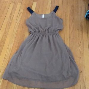 cute tan dress